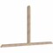 Ekena Millwork Portland Smooth Timber Gable Bracket, Douglas Fir, 108"W x 58"H x 3 1/2"D x 3 1/2"F, 13/12 Pitch GBW108X58X0404POR00SDF - alternate 3